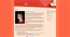 Desktop Screenshot of momentofserenity.com